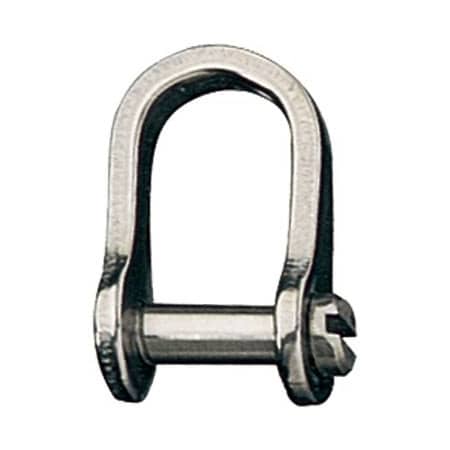 Ronstan International Shackle, Standard D, Slotted Pin, 5/32" RF615